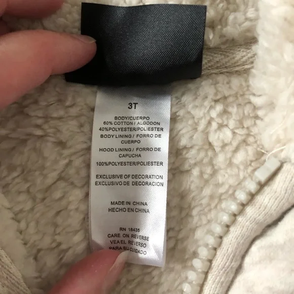 Ghostbusters Boys 3T Beige/Green Venkman Sherpa Lined Hooded Full-Zip Sweatshirt - Picture 5 of 13